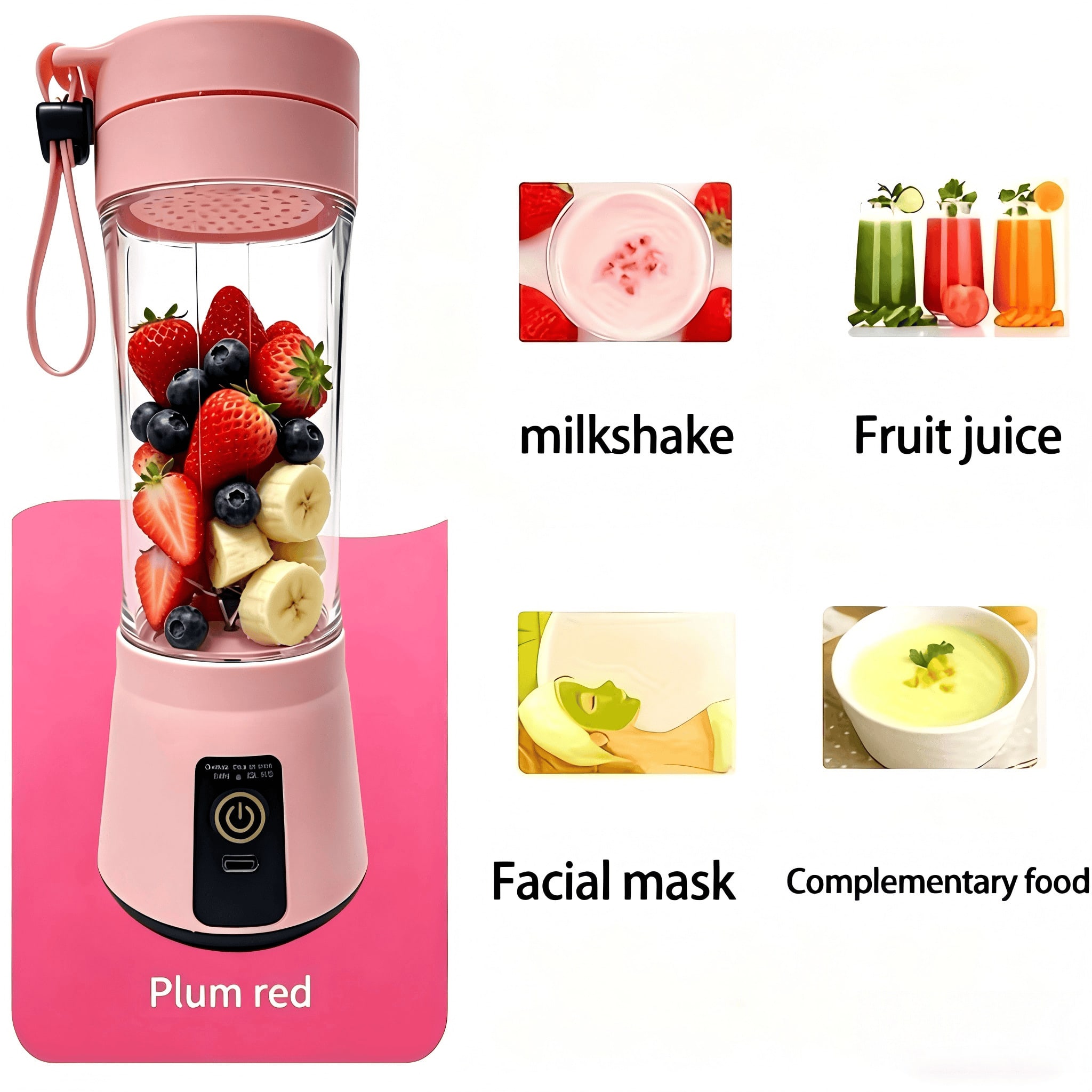Portable Blender Usb Rechargeable - 1. Blender Mini Portabel untuk Rumah,