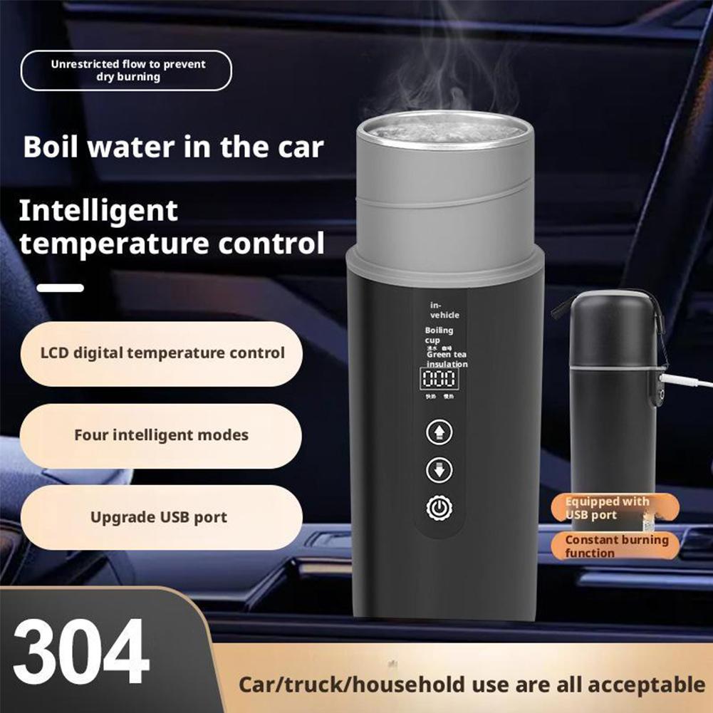 Electric Kettle Temperature Control - Cangkir Pemanas Mobil 12V 24V Ketel