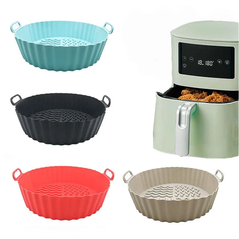Air Fryer Silicone Pot Liner - Lapisan Silikon untuk Air Fryer, Wadah