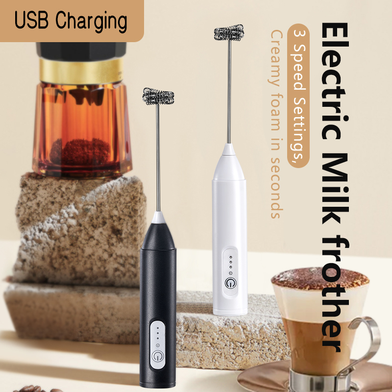 Pengocok susu elektrik tanpa k - Electric Milk Frother Handheld ulasan dan harga