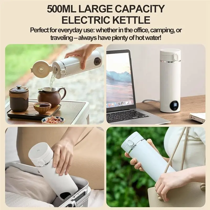 【BARU】Ketel Mini Portabel 500M - Electric Kettle Temperature Control ulasan dan harga