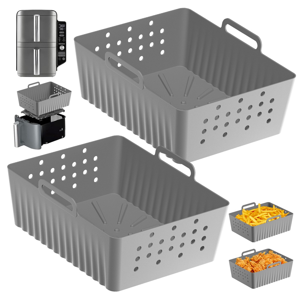 BARU TERLARIS Tersedia-2PCS Pe - Air Fryer Silicone Pot Liner ulasan dan harga