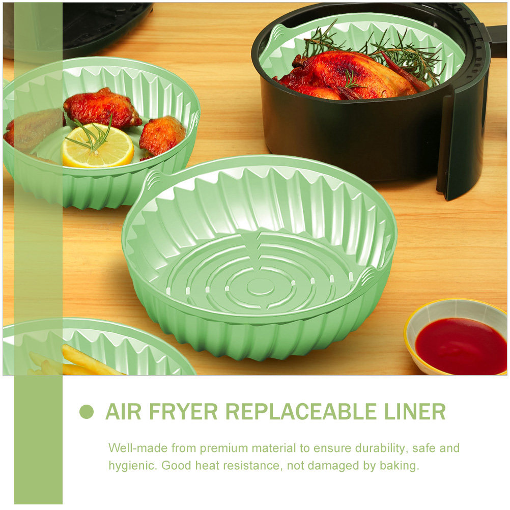 Loyang Silikon Bulat untuk Pen - Air Fryer Silicone Pot Liner ulasan dan harga