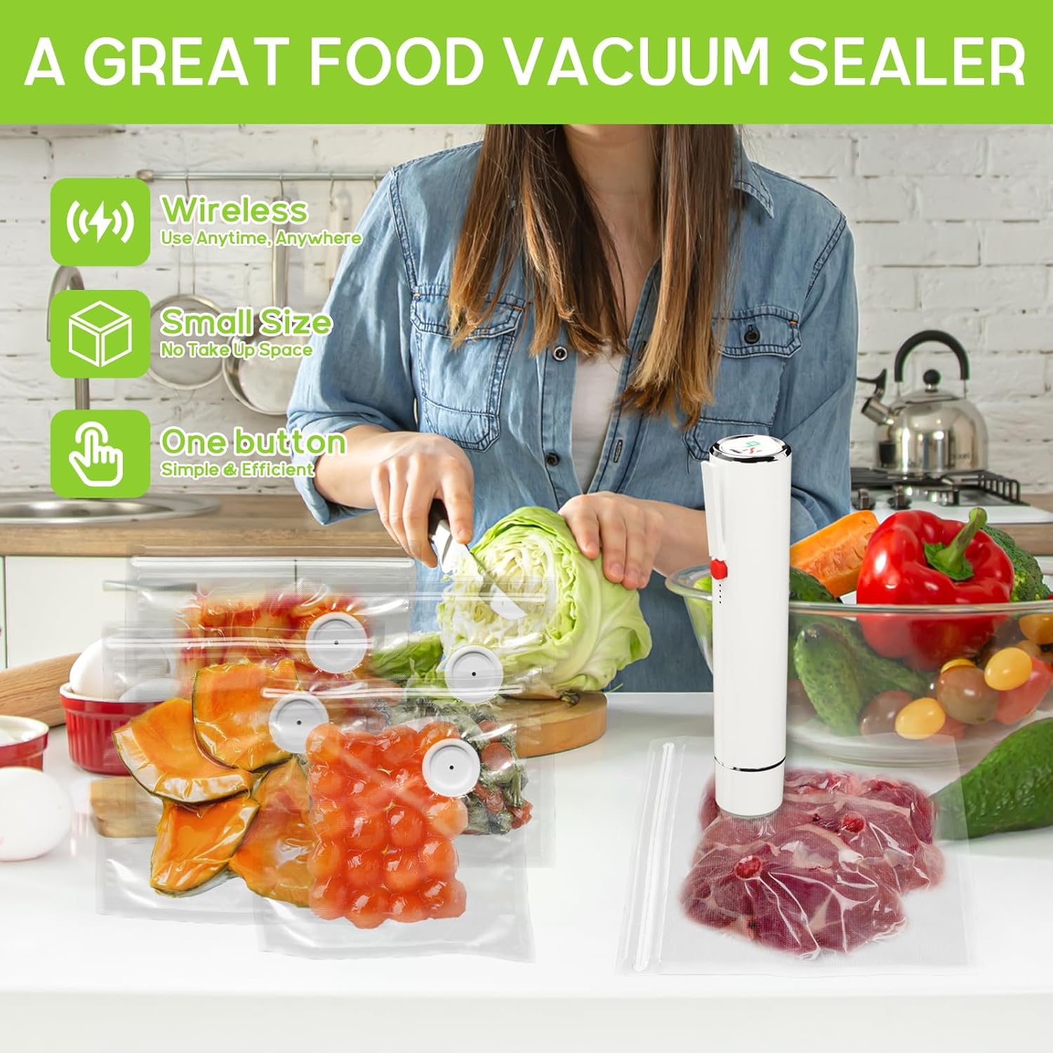 Mesin Penyegel Vakum Genggam d - Food Vacuum Sealer Machine ulasan dan harga