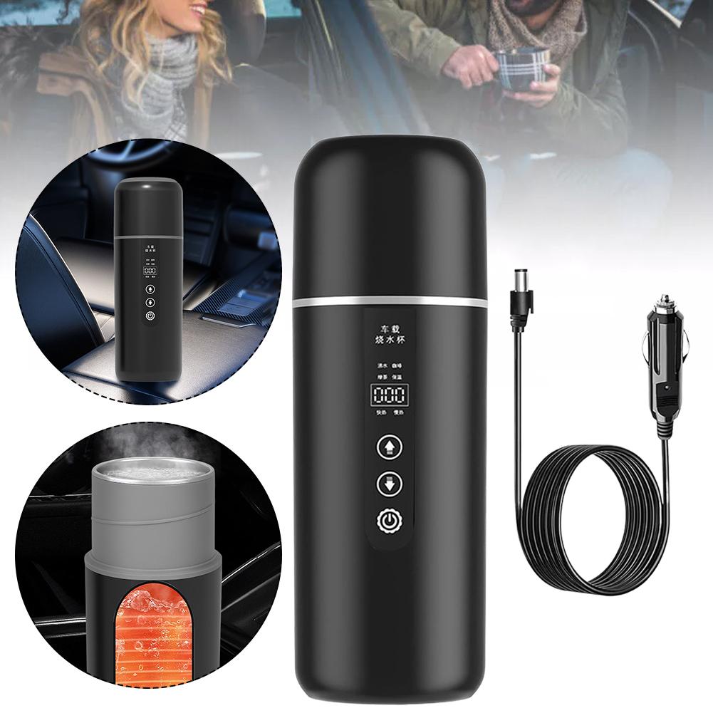 Cangkir Pemanas Mobil 12V 24V  - Electric Kettle Temperature Control ulasan dan harga